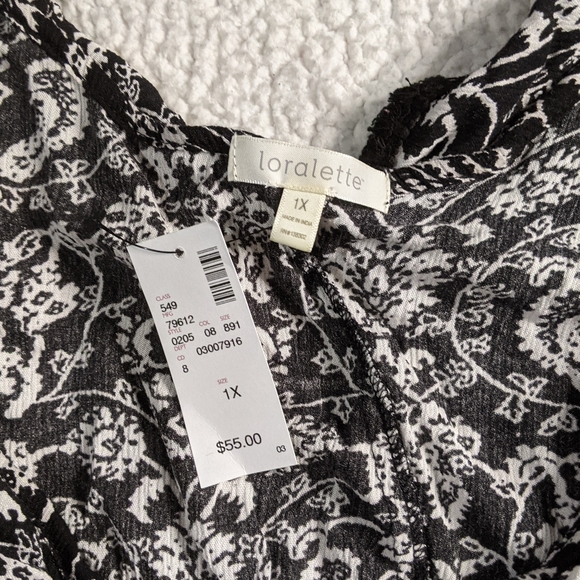 Loralette tunic black and white - Picture 3 of 6